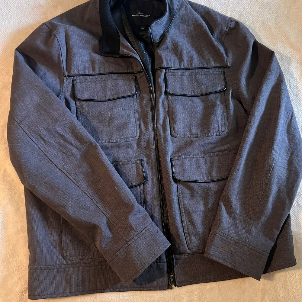 Marc Anthony Gray Military Field Jacket